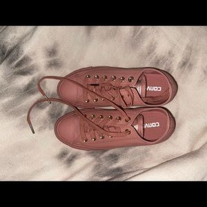 Dusty Rose Low Top Converse